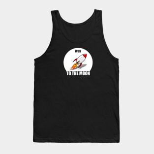 Wallstreetbets WSB To The Moon - Diamond Hands Stock Market Day Trader Tank Top